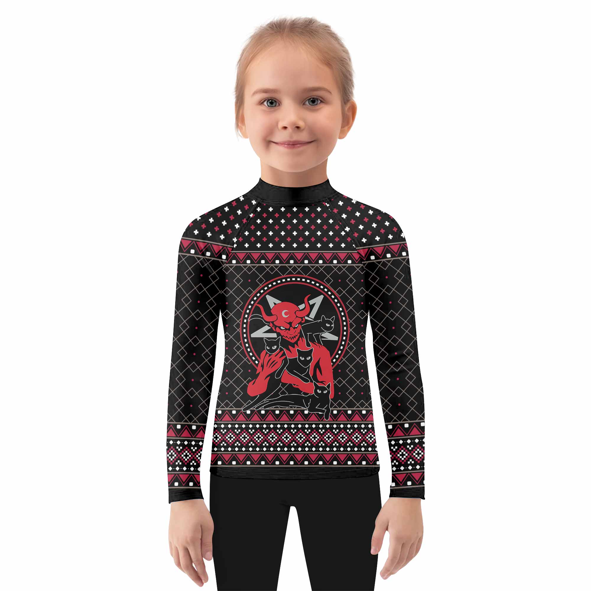 Satan's Cats Kids Rash Guard