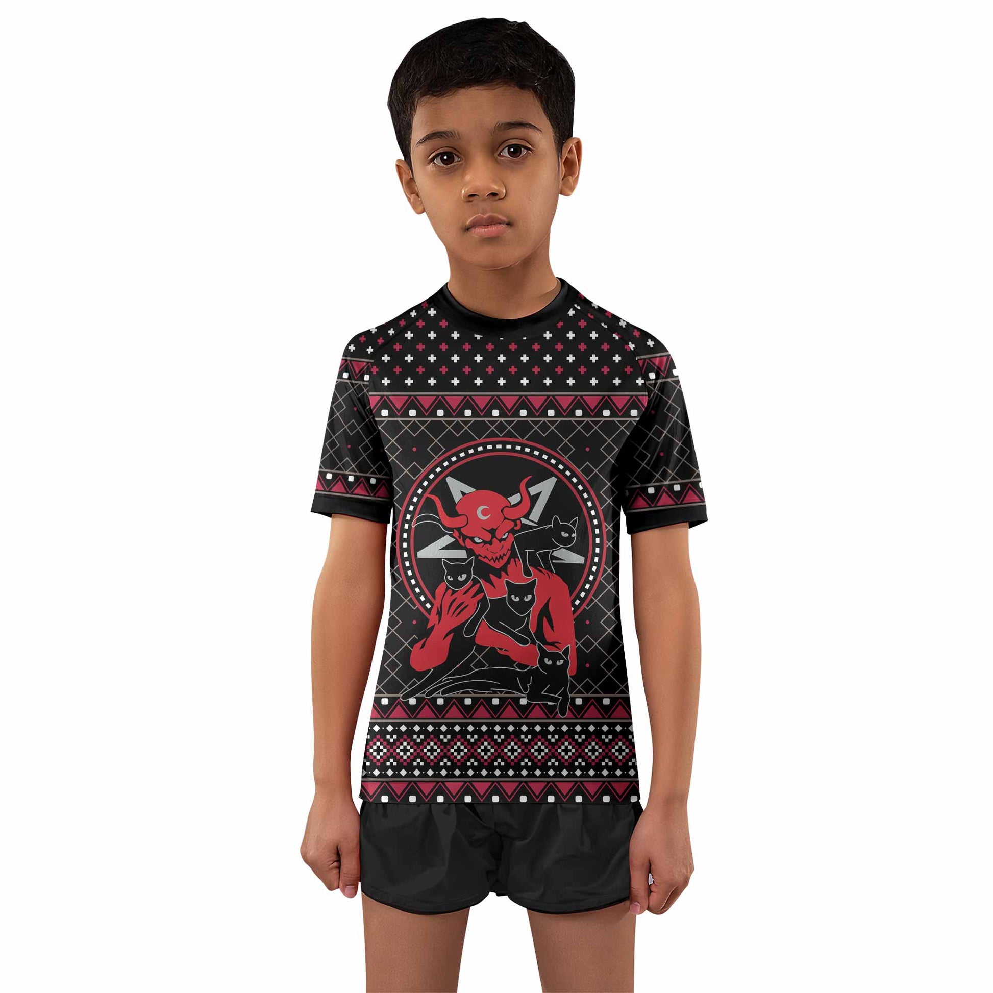 Satan's Cats Kids Rash Guard
