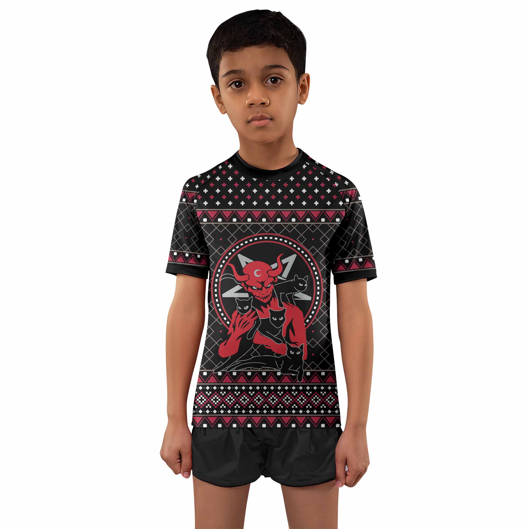 Satan's Cats Kids Rash Guard