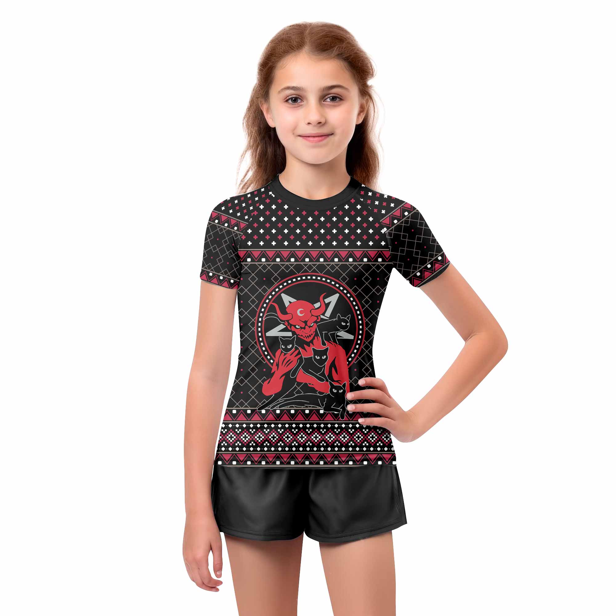 Satan's Cats Kids Rash Guard