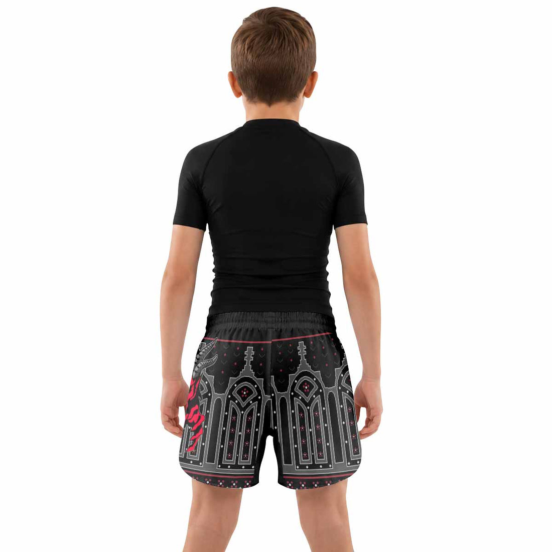 Hell's Gate Kids Grappling Shorts - lifestyle