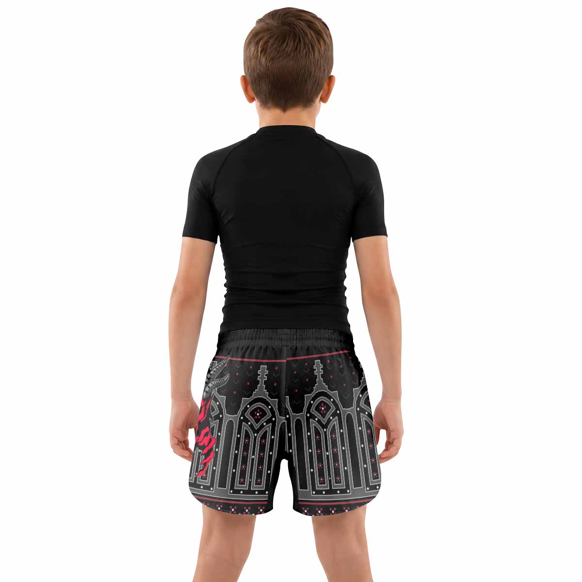 Hell's Gate Kids Grappling Shorts - lifestyle