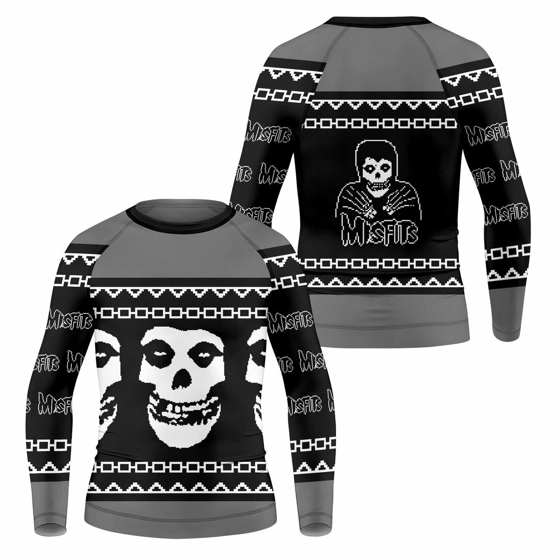 Christmas Misfits Kids Rash Guard