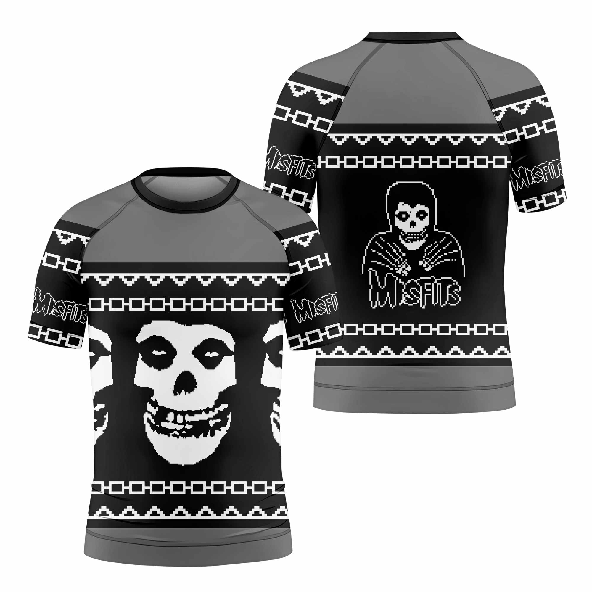 Christmas Misfits Kids Rash Guard