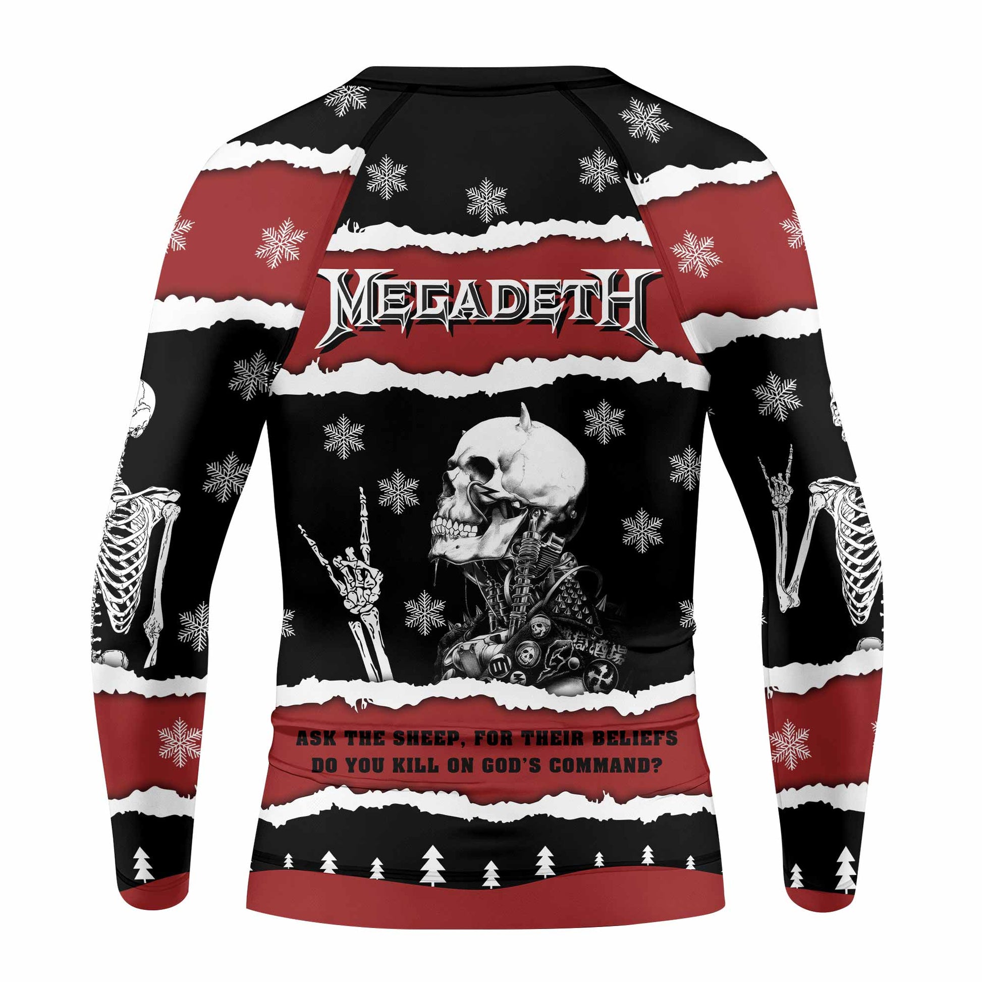 Megadeth Christmas Kids Rash Guard