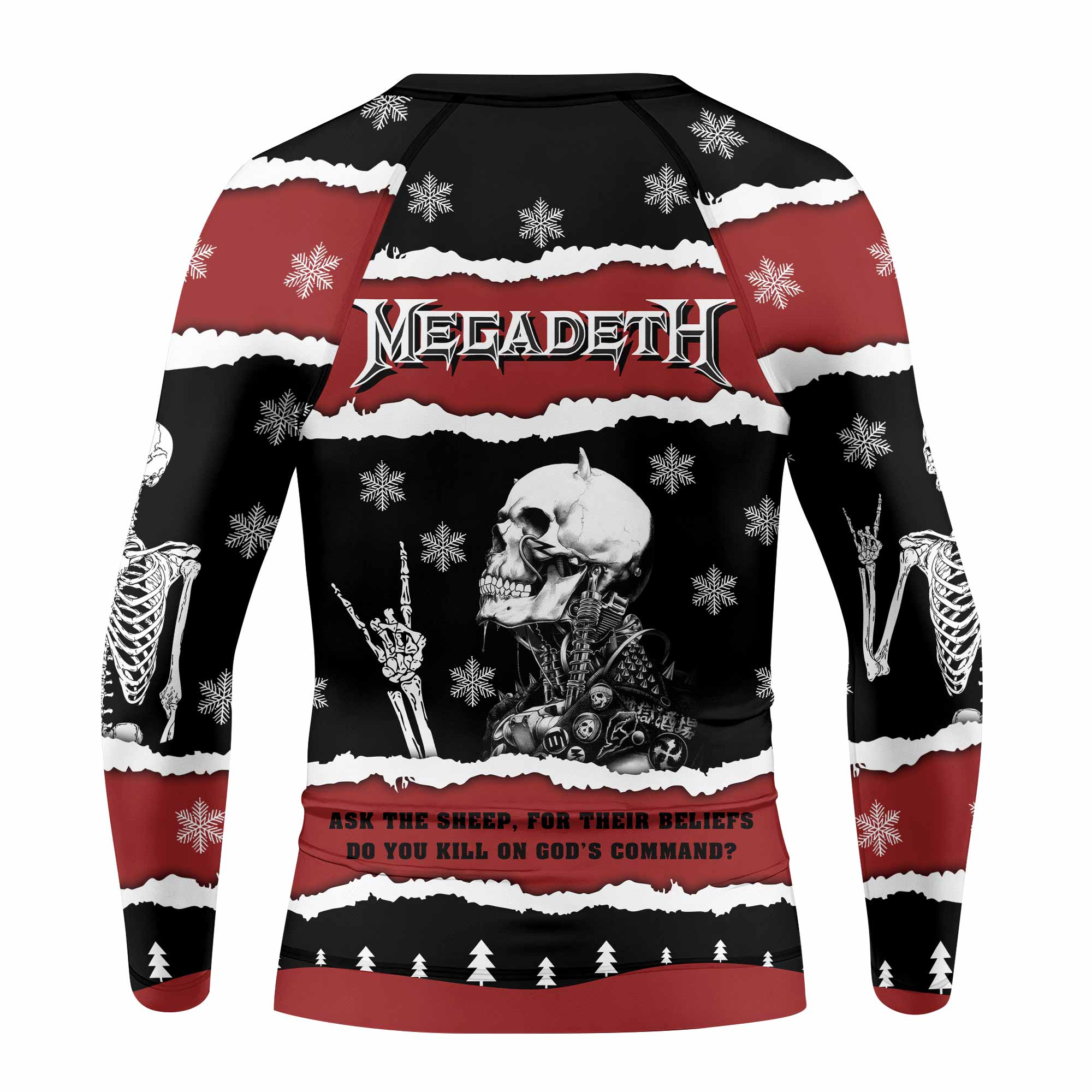 Megadeth Christmas Kids Rash Guard