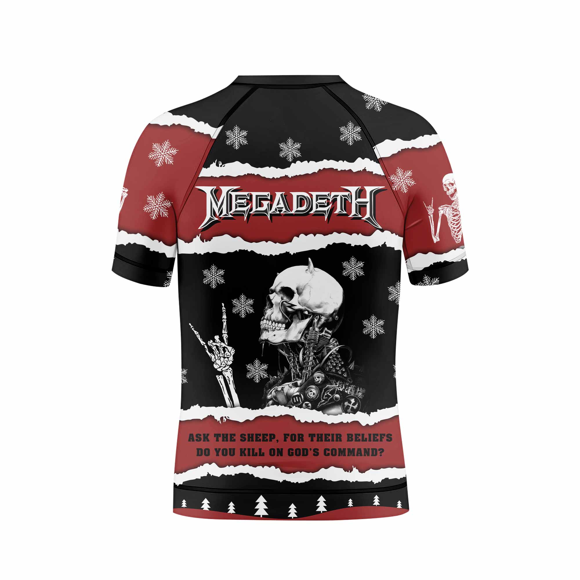 Megadeth Christmas Kids Rash Guard