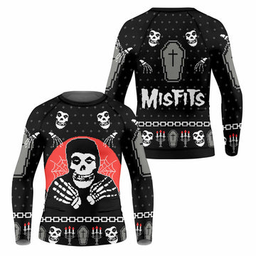 Misfits Christmas Kids Rash Guard