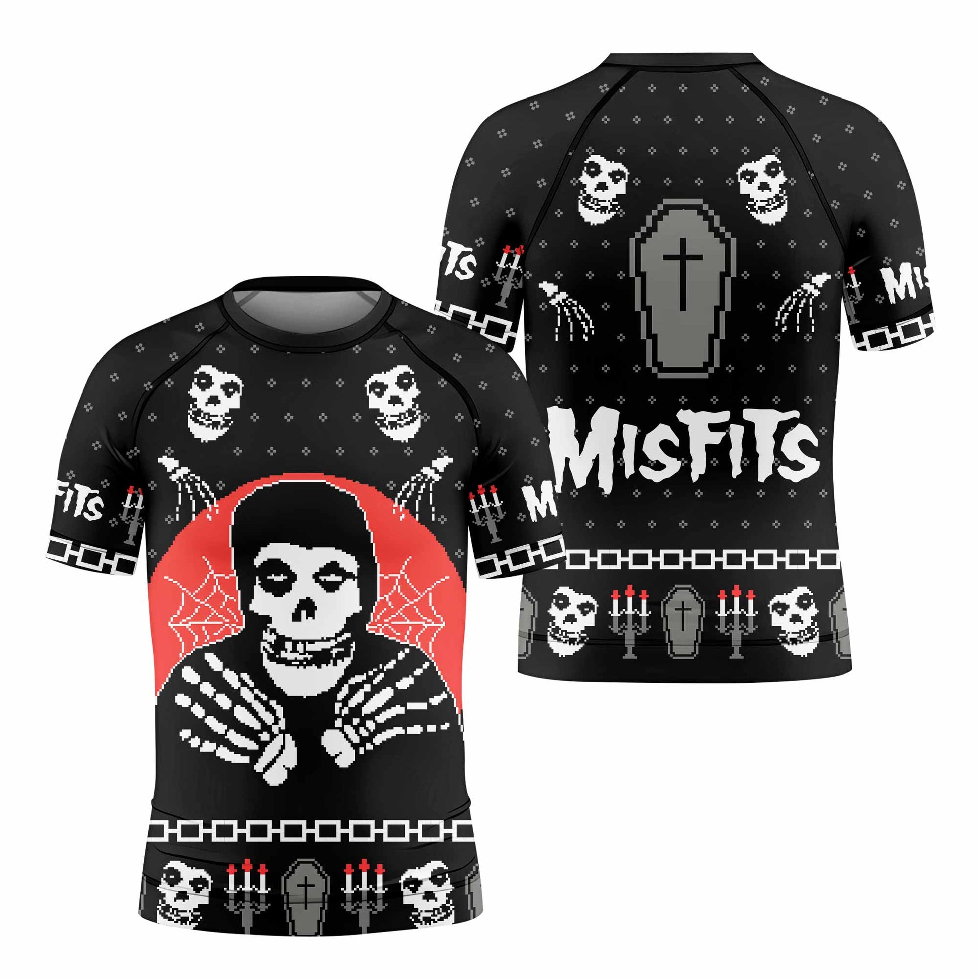 Misfits Christmas Kids Rash Guard