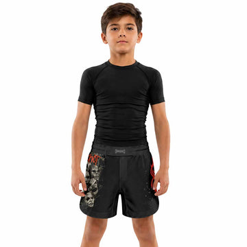 Slipknot Skull Kids Grappling Shorts - lifestyle