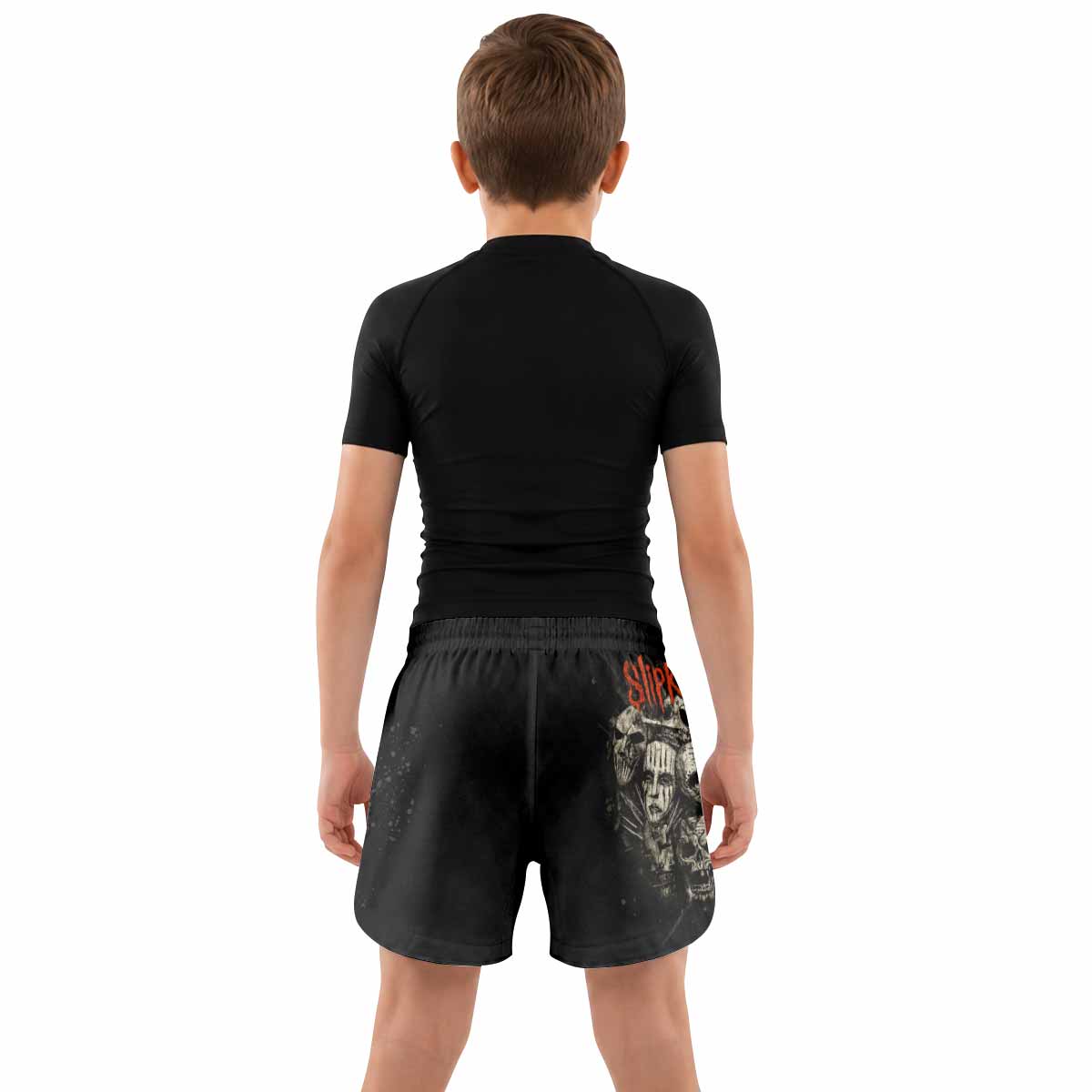 Slipknot Skull Kids Grappling Shorts - lifestyle