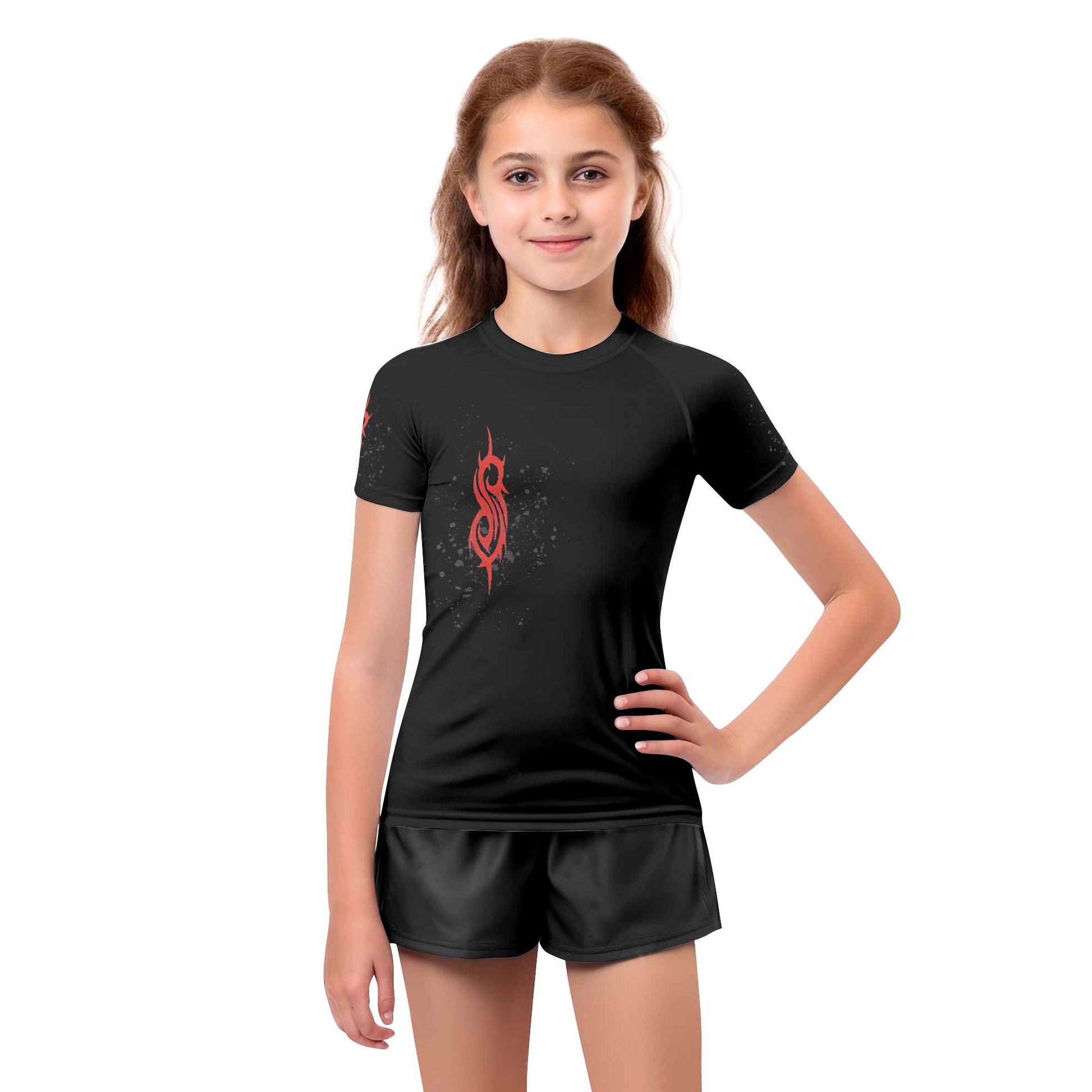 Slipknot Skull Kids Rash Guard