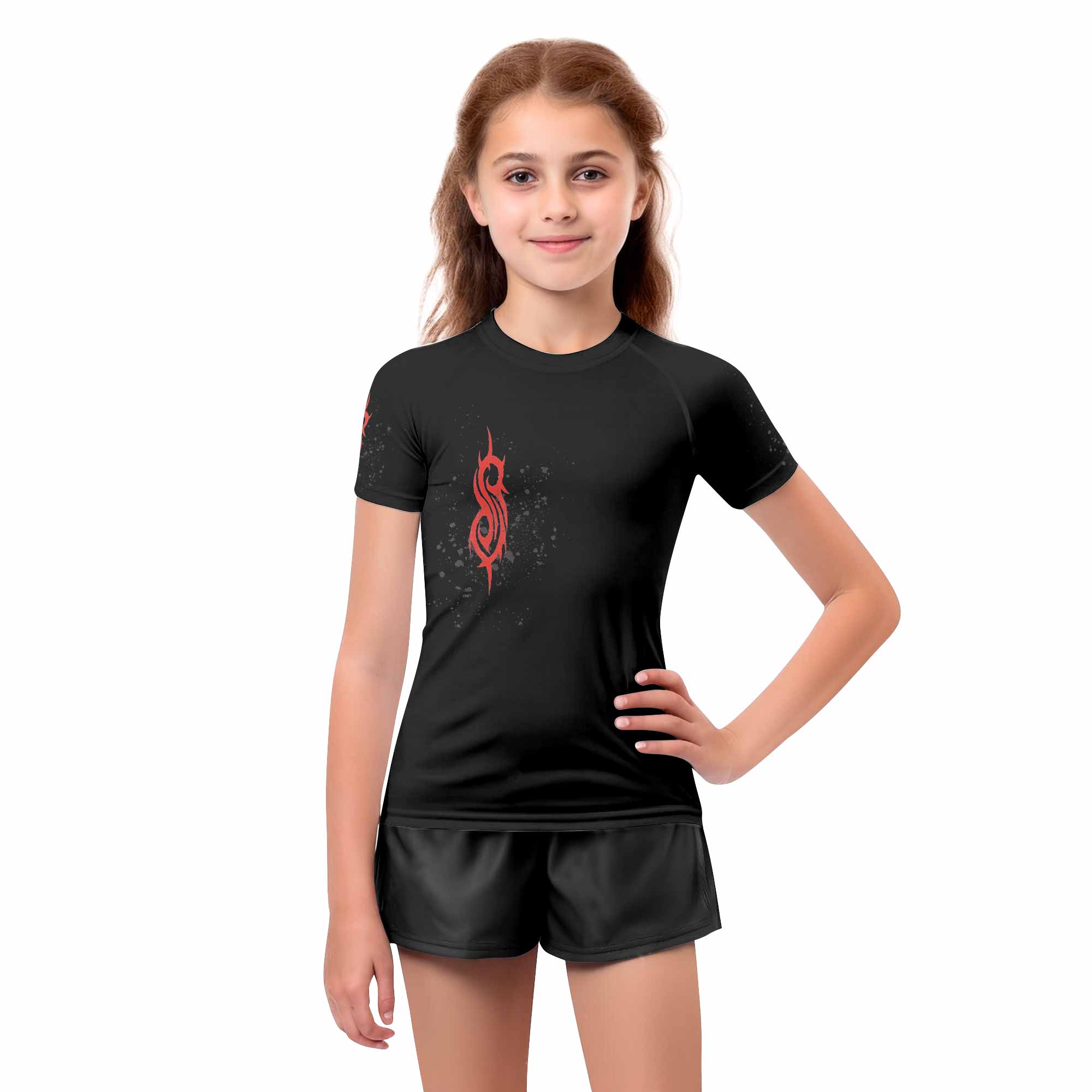 Slipknot Skull Kids Rash Guard