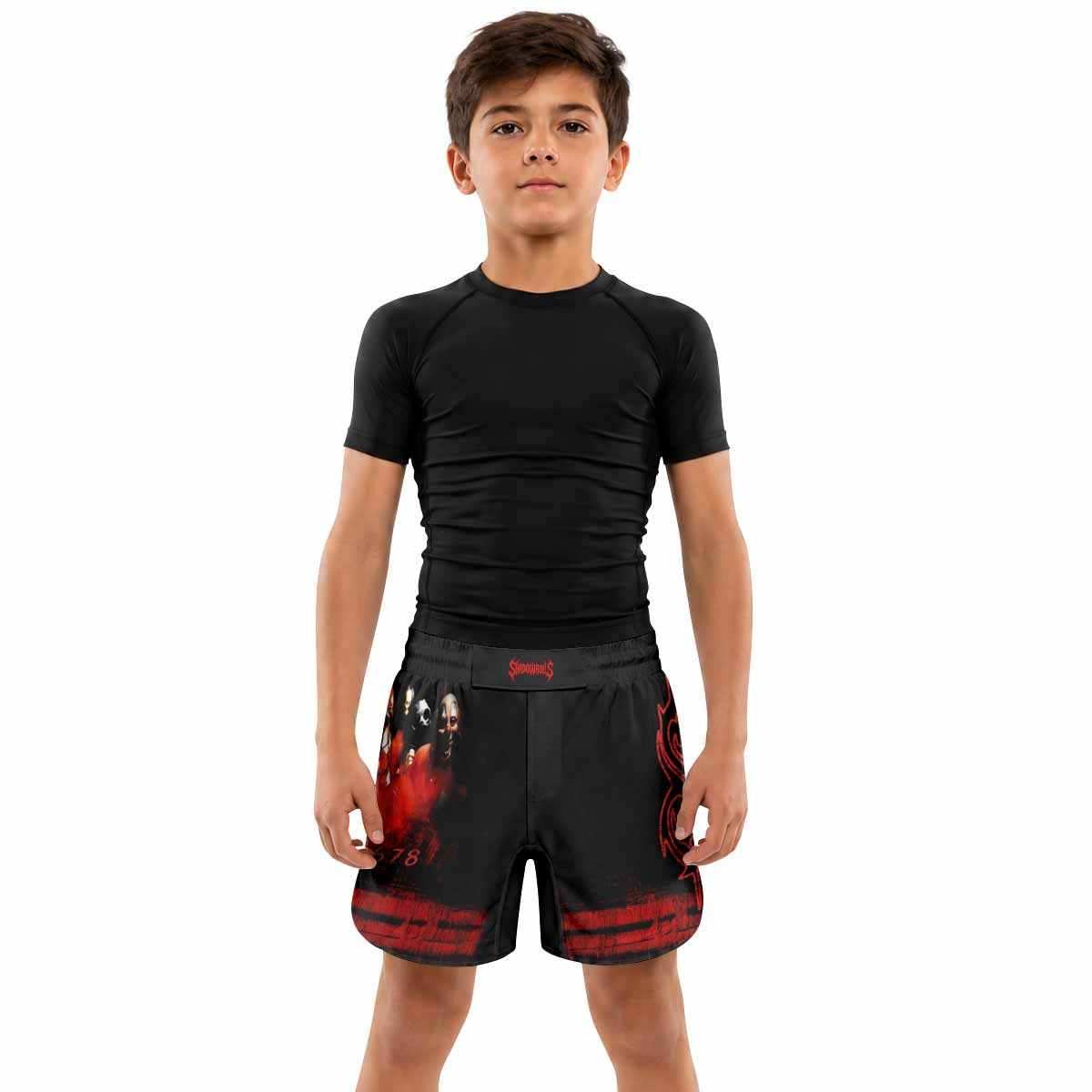 Slipknot Debut Kids Grappling Shorts - lifestyle
