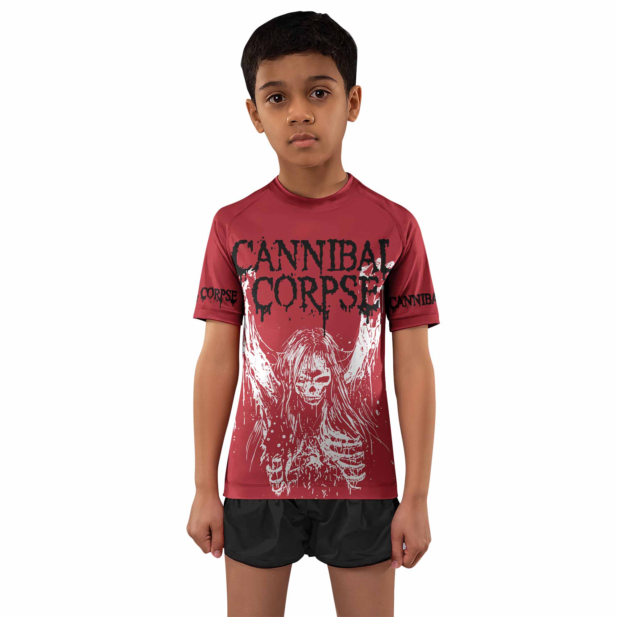 Cannibal Corpse Kids Rash Guard