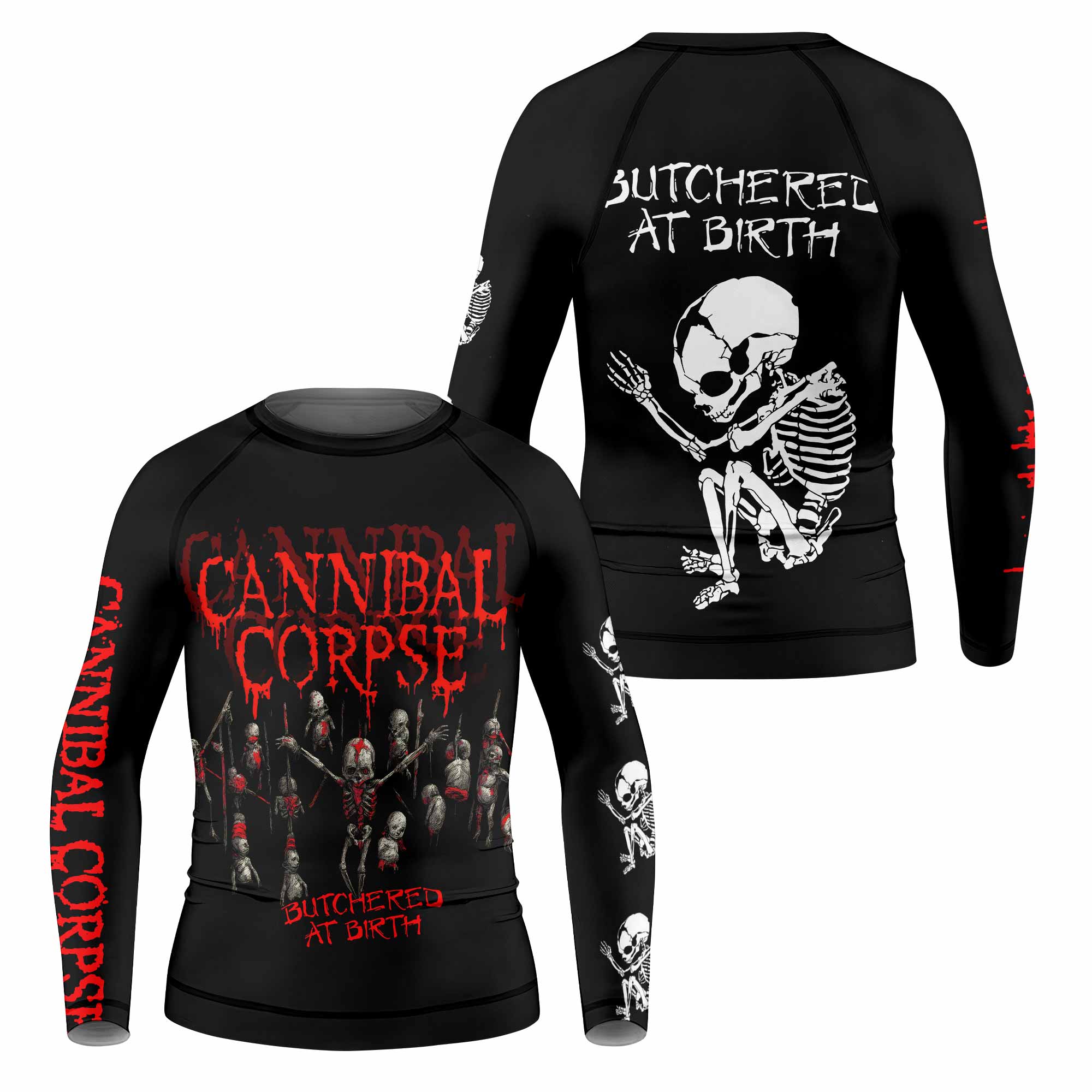 Butchered at Birth Kids Rash Guard