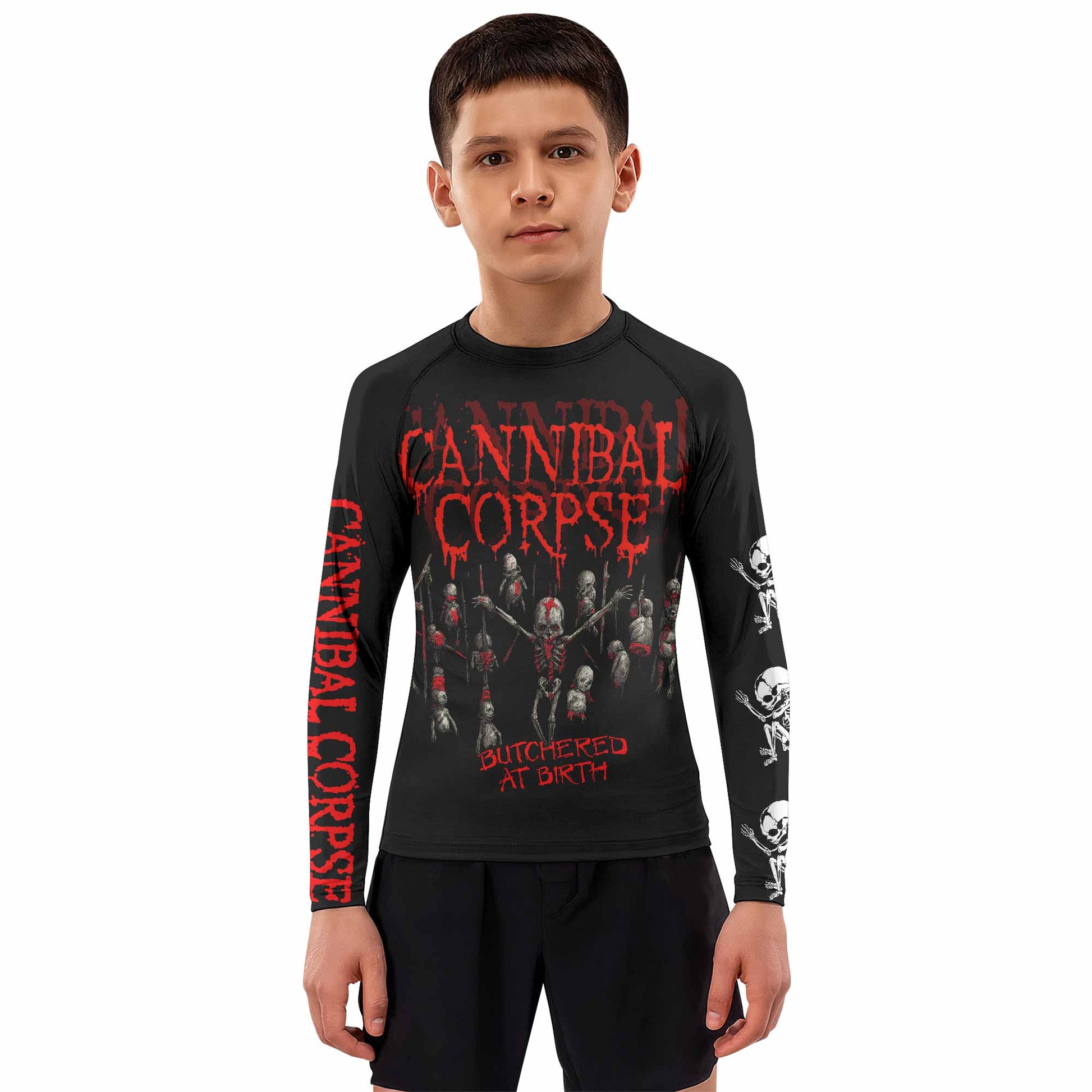 Butchered at Birth Kids Rash Guard