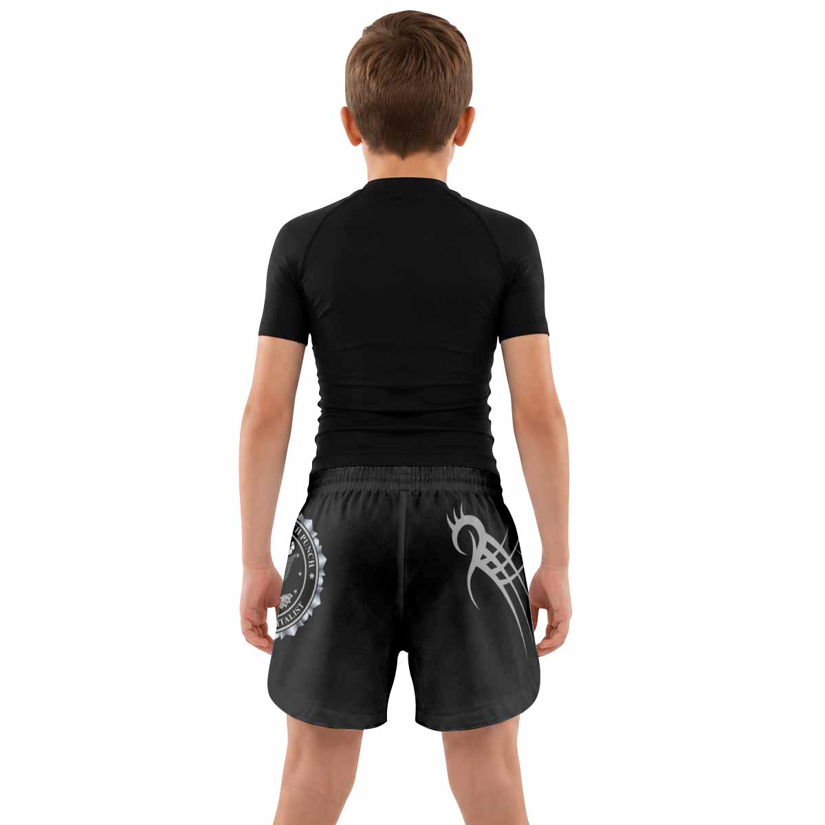 Five Finger Death Punch Kids Grappling Shorts - lifestyle