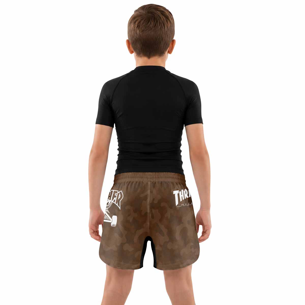 Thrasher Camo Kids Grappling Shorts
