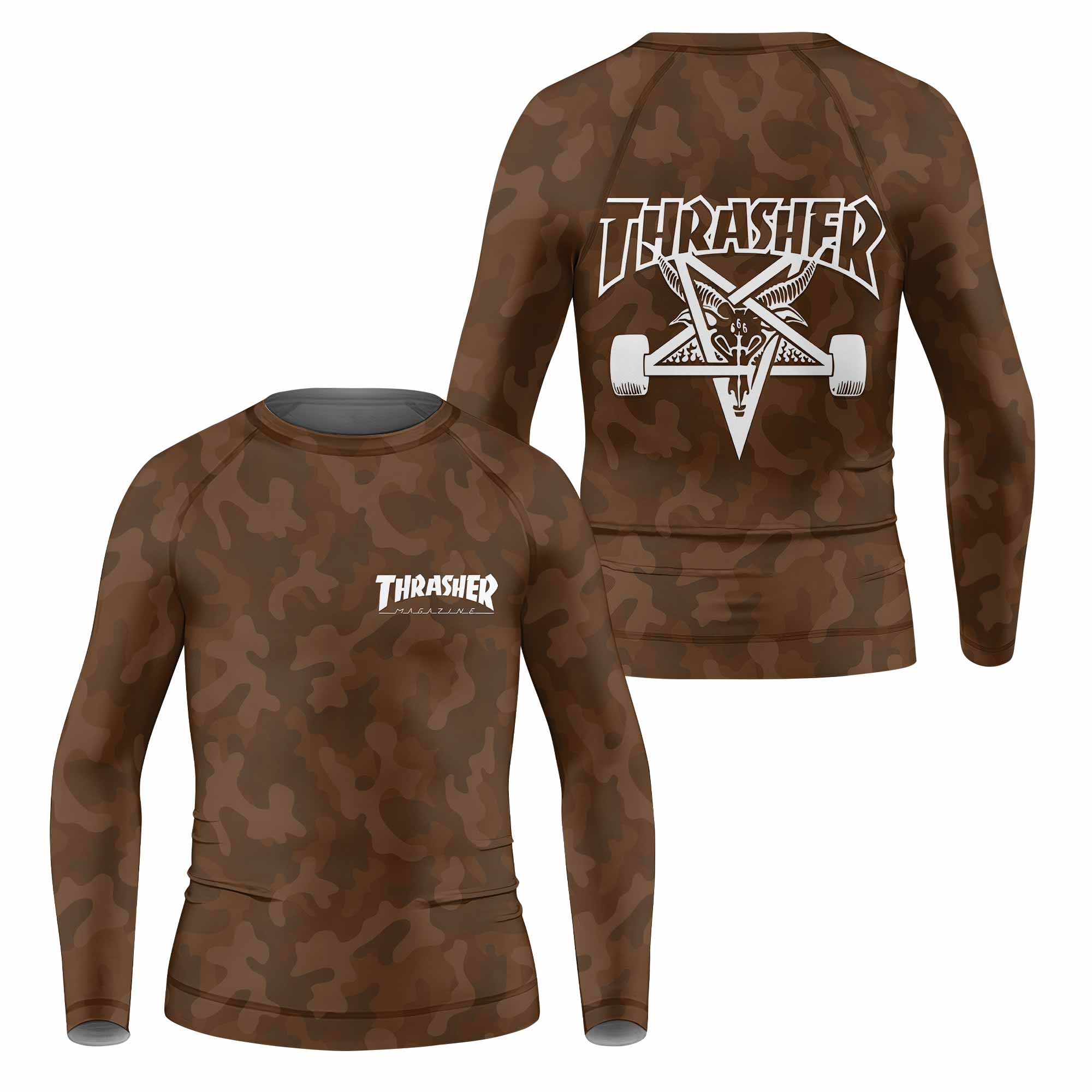 Thrasher Camo Kids Rash Guard
