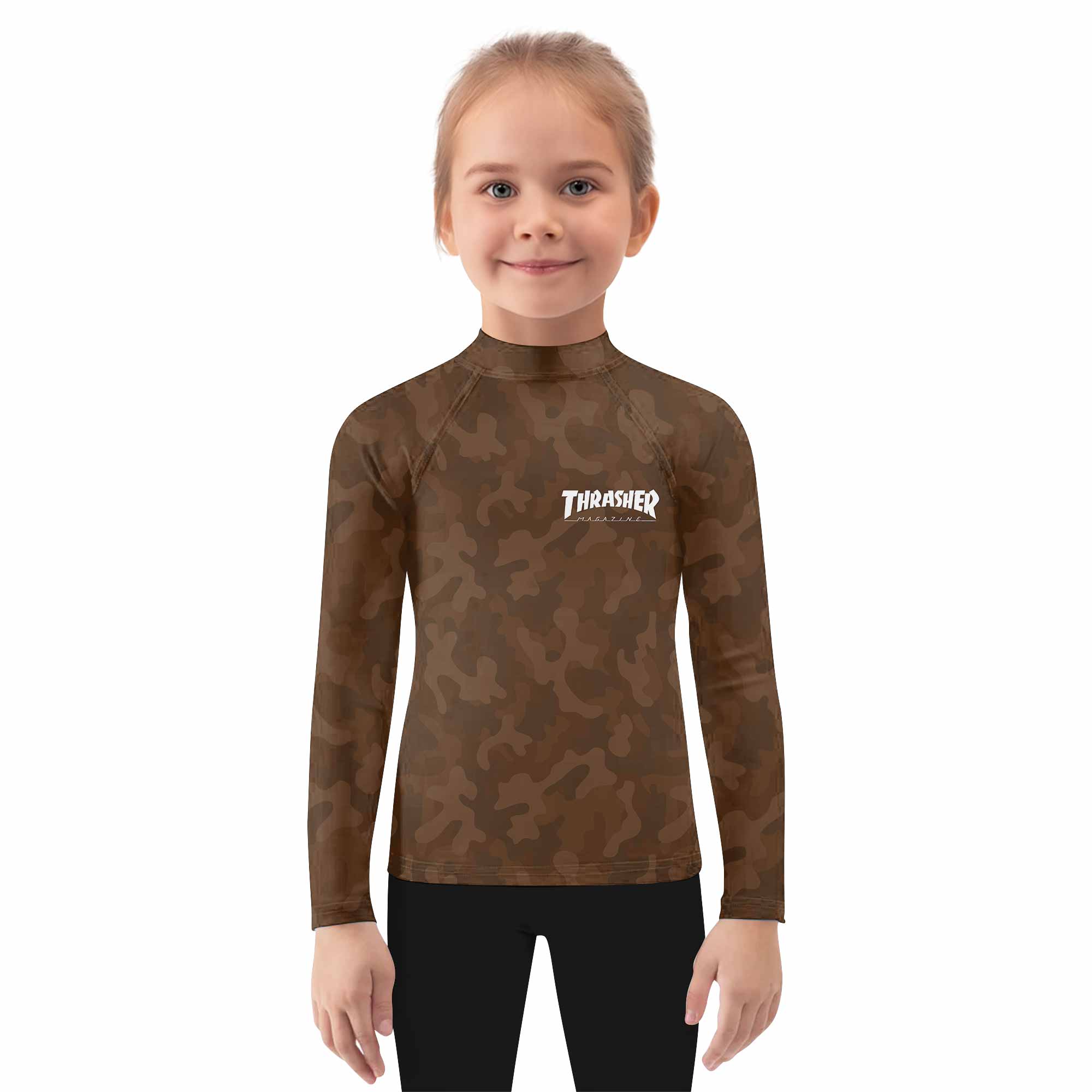 Thrasher Camo Kids Rash Guard