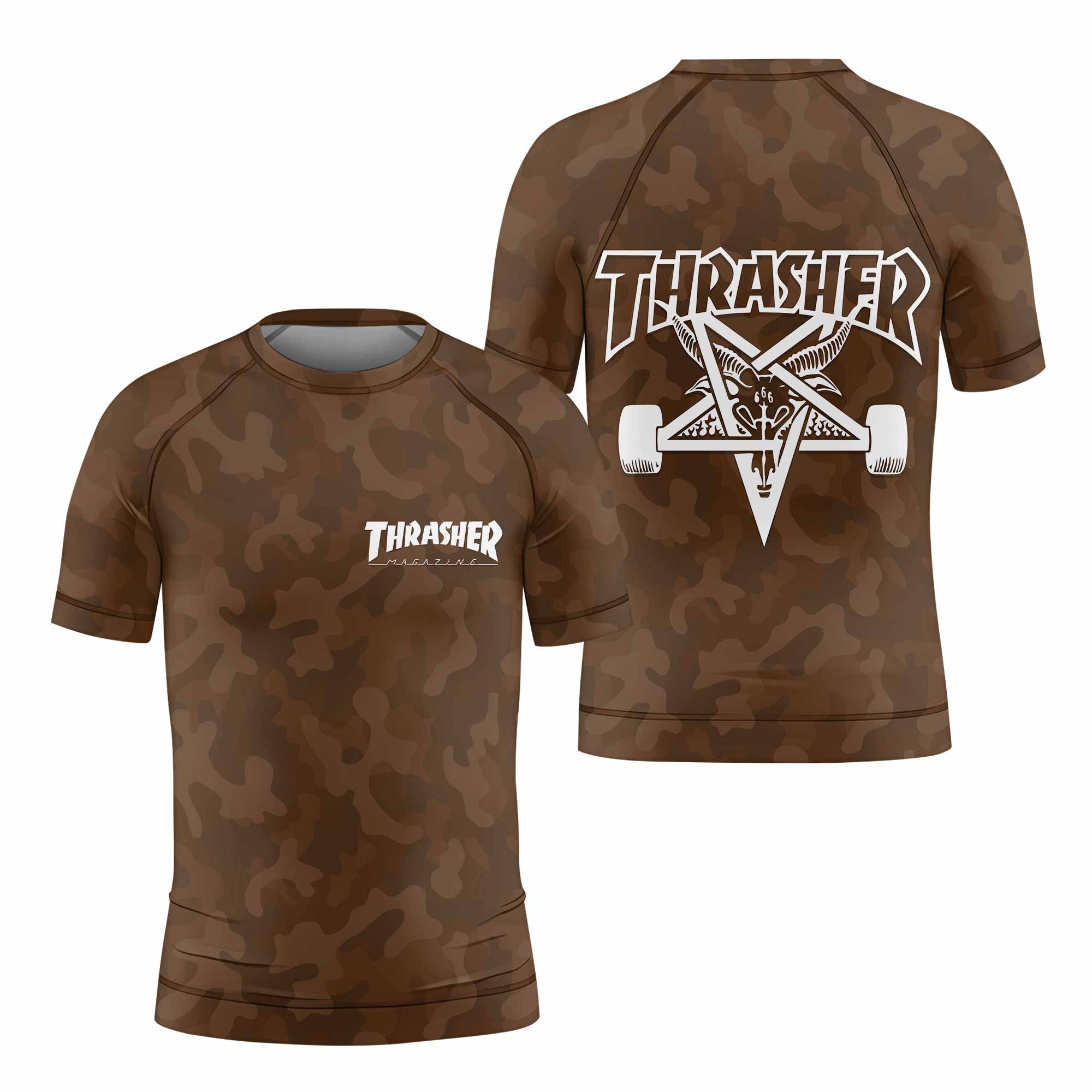 Thrasher Camo Kids Rash Guard