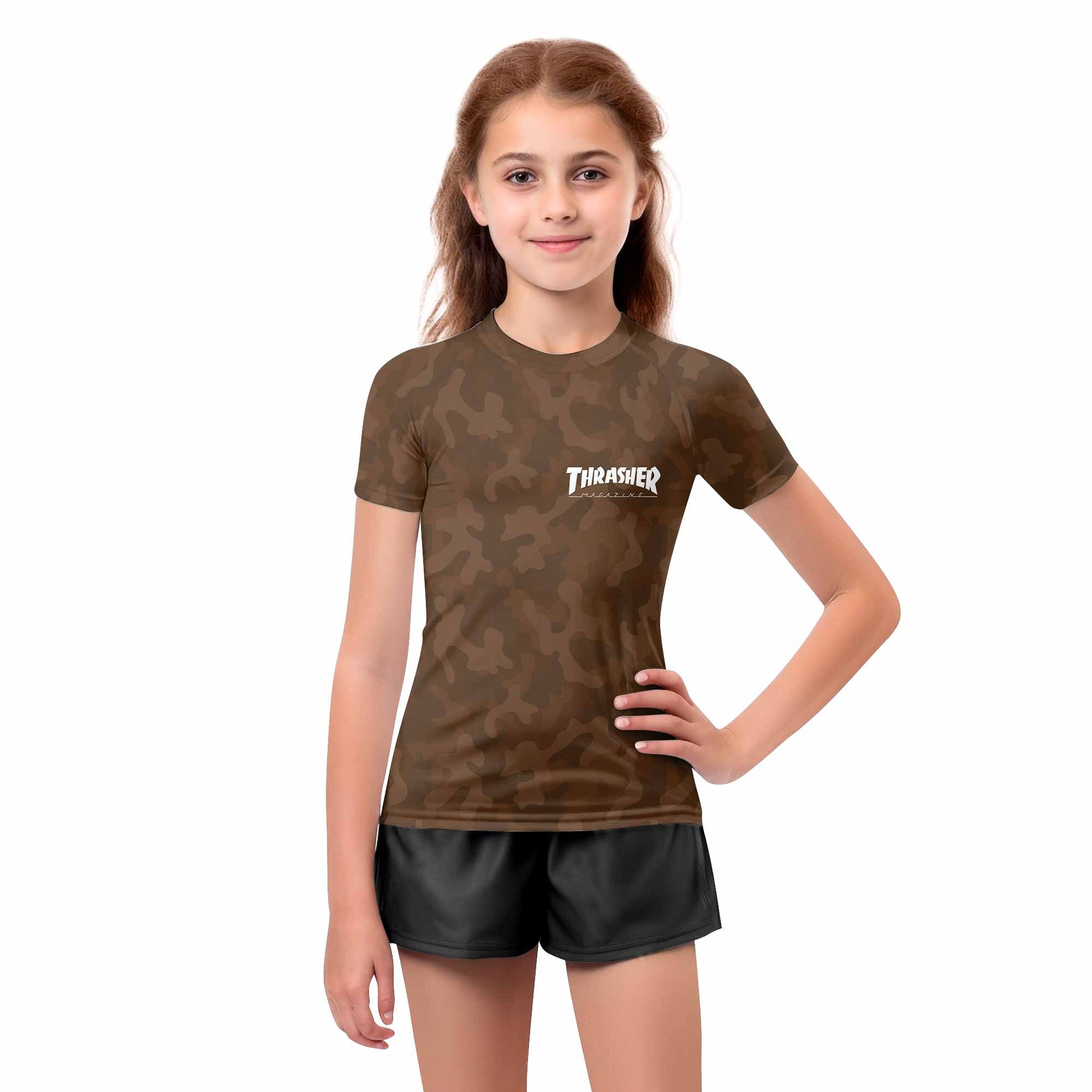 Thrasher Camo Kids Rash Guard