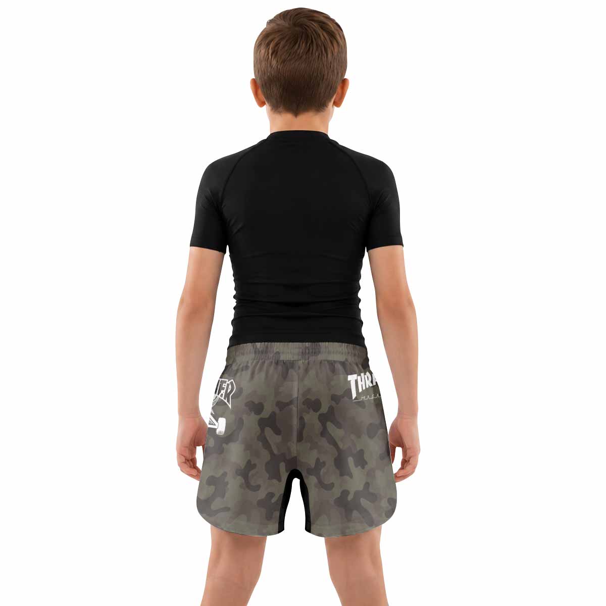 Thrasher Camo Kids Grappling Shorts