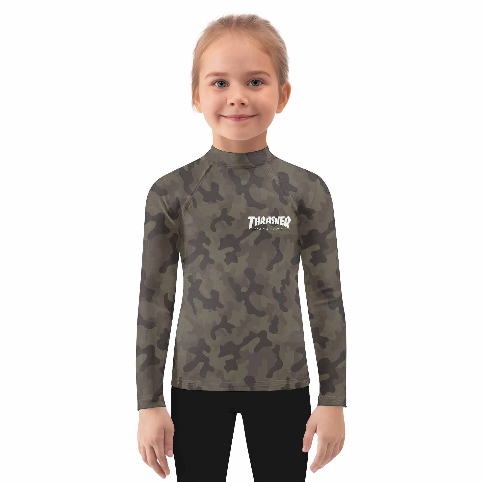 Thrasher Camo Kids Rash Guard