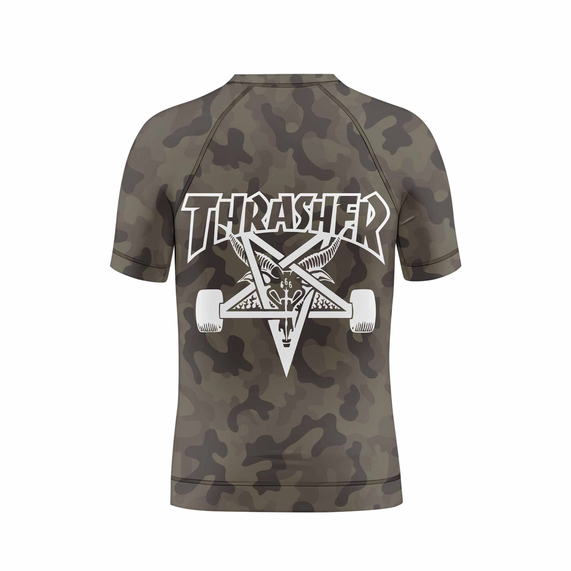 Thrasher Camo Kids Rash Guard