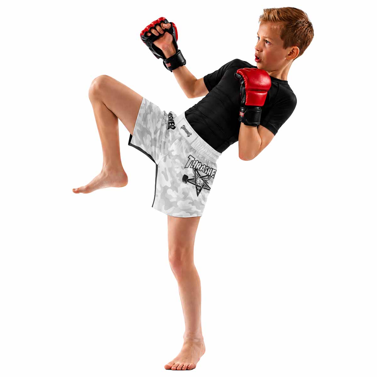 Thrasher Camo Kids Grappling Shorts