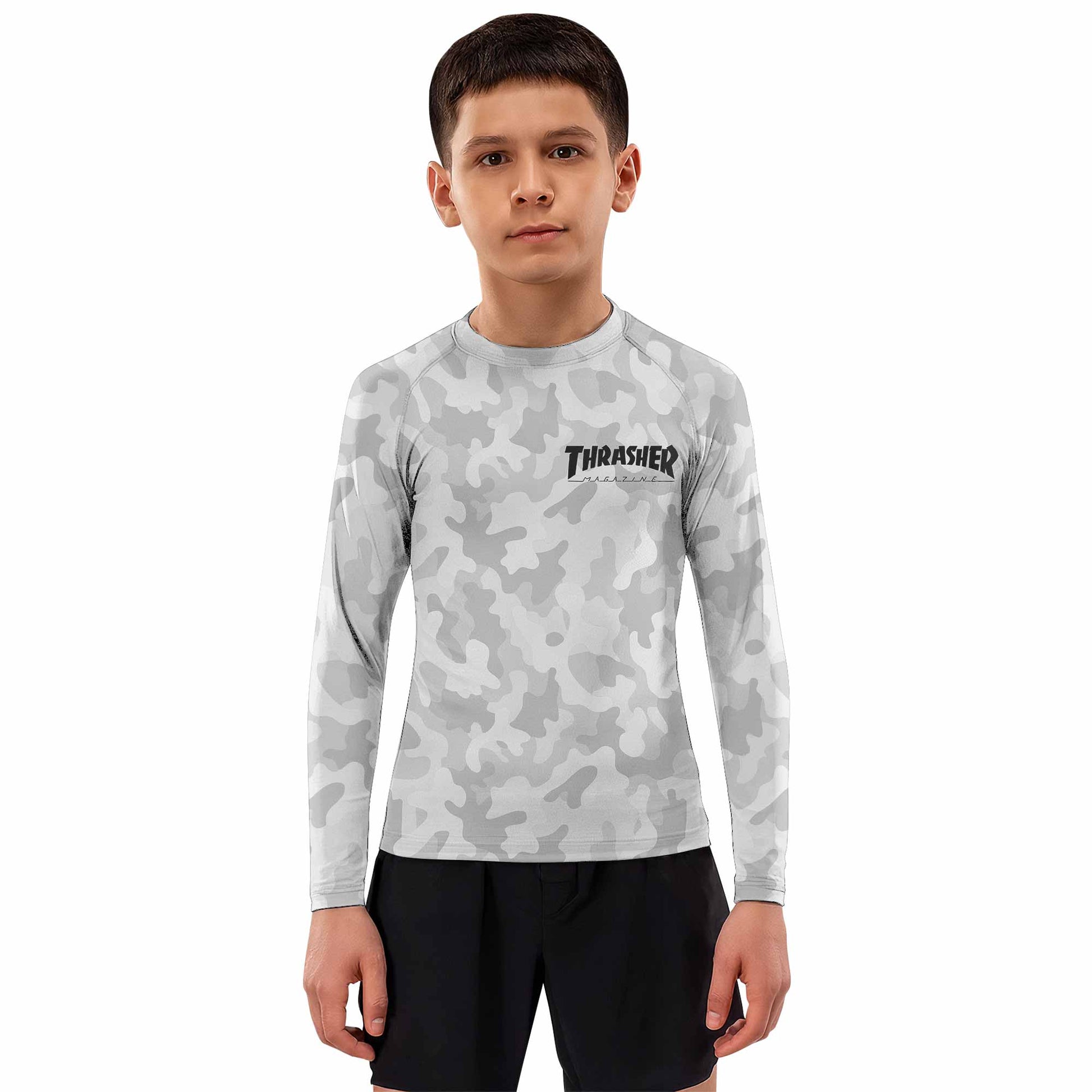 Thrasher Camo Kids Rash Guard