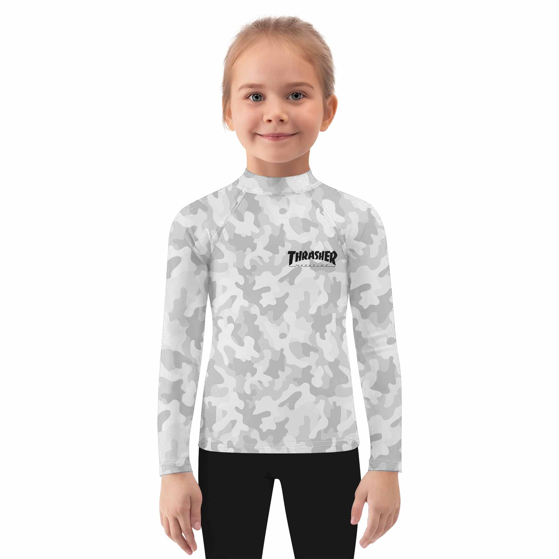 Thrasher Camo Kids Rash Guard