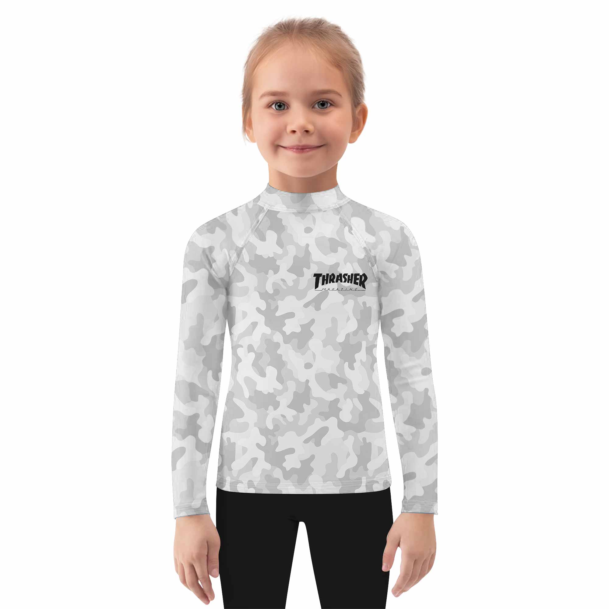 Thrasher Camo Kids Rash Guard