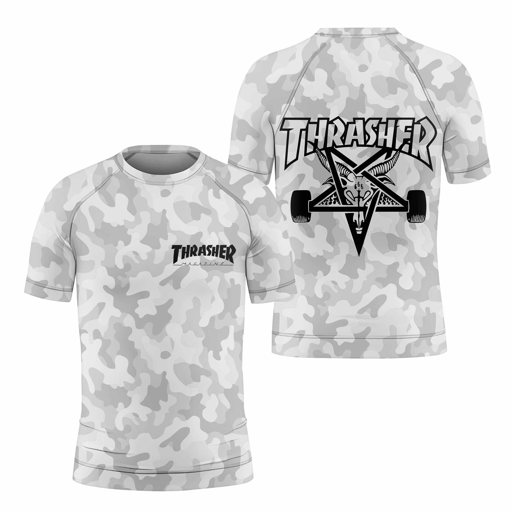 Thrasher Camo Kids Rash Guard
