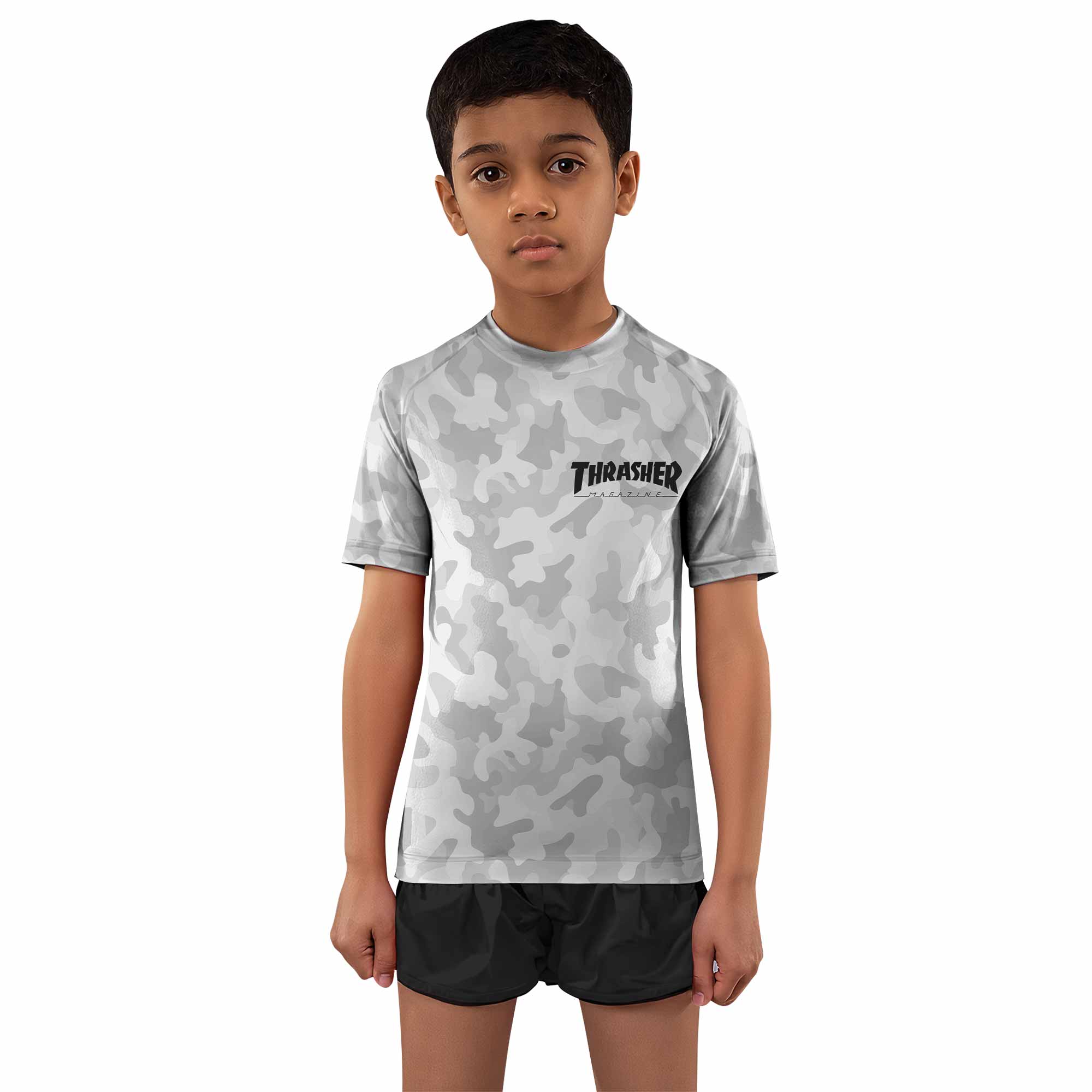 Thrasher Camo Kids Rash Guard