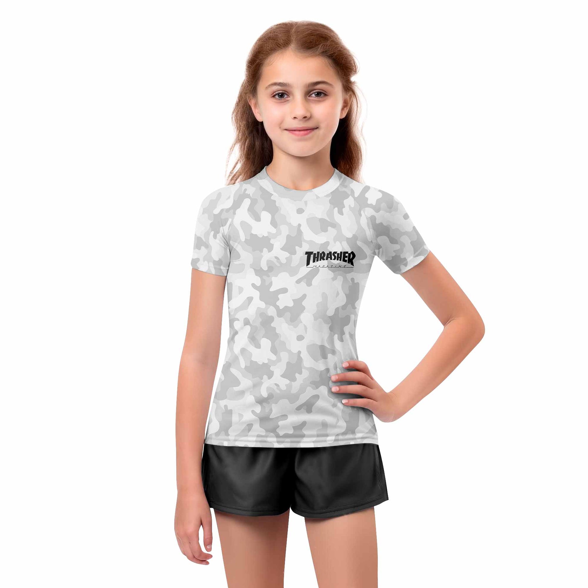 Thrasher Camo Kids Rash Guard
