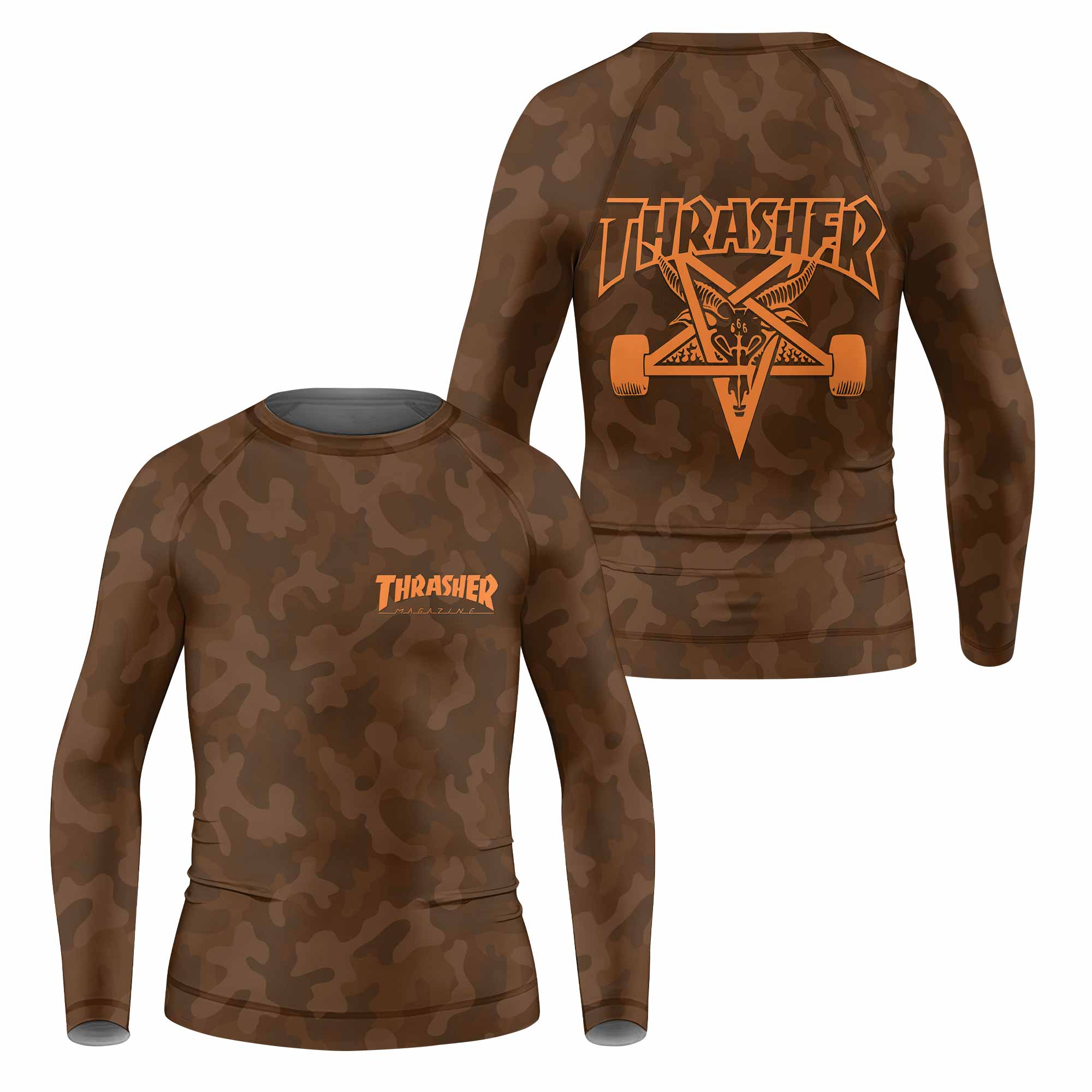 Thrasher Camo Kids Rash Guard
