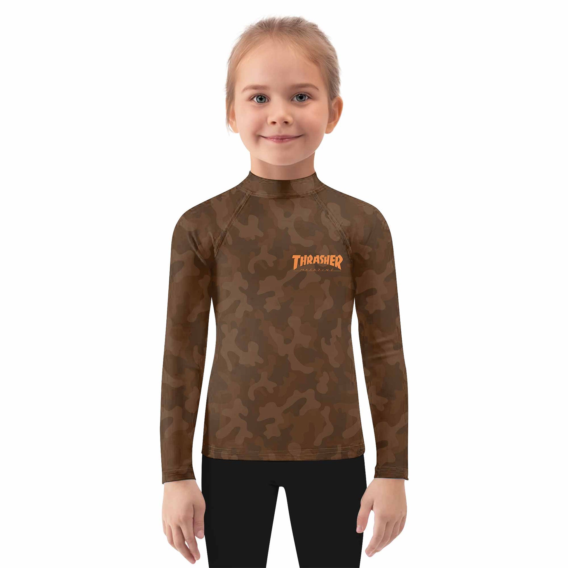 Thrasher Camo Kids Rash Guard