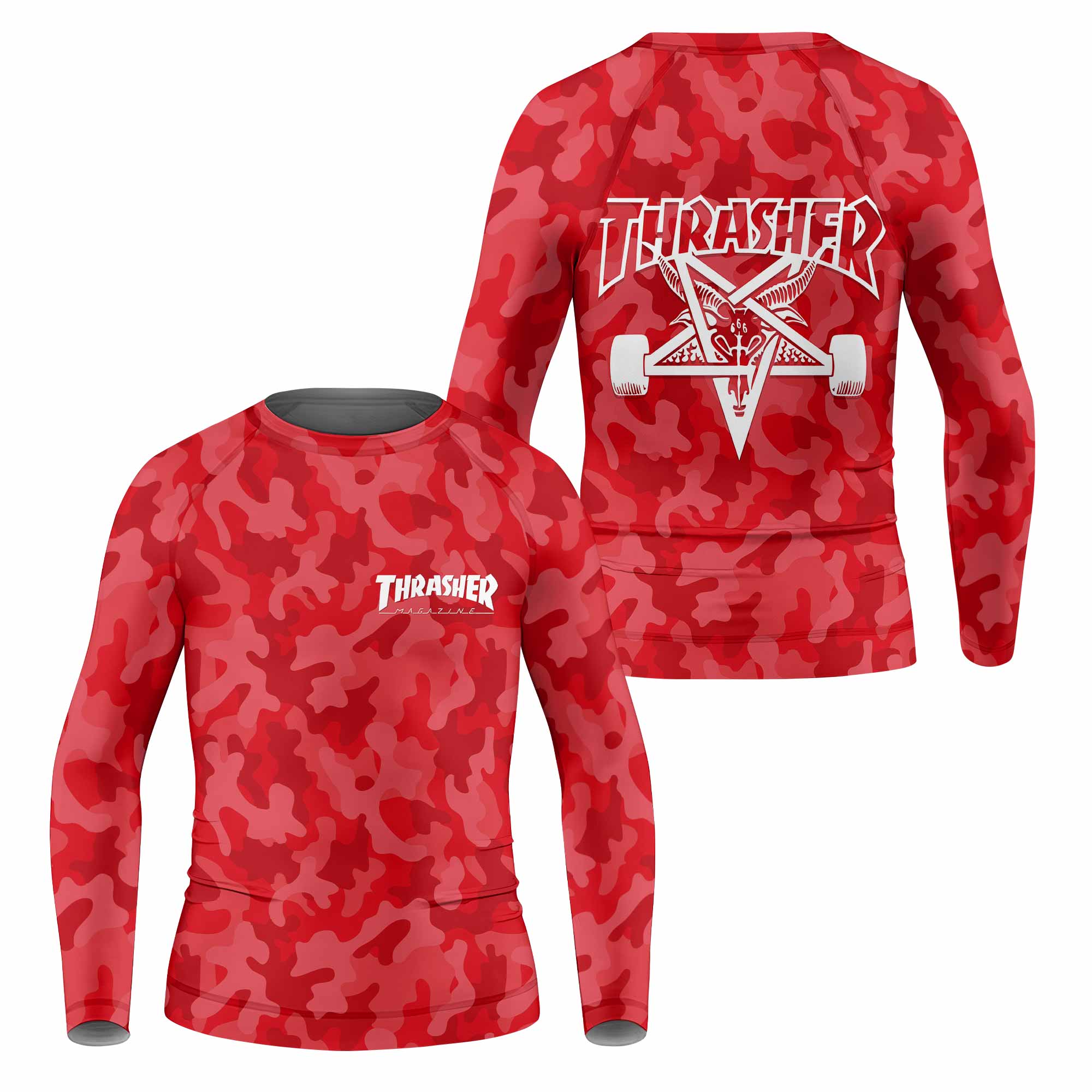 Thrasher Camo Kids Rash Guard