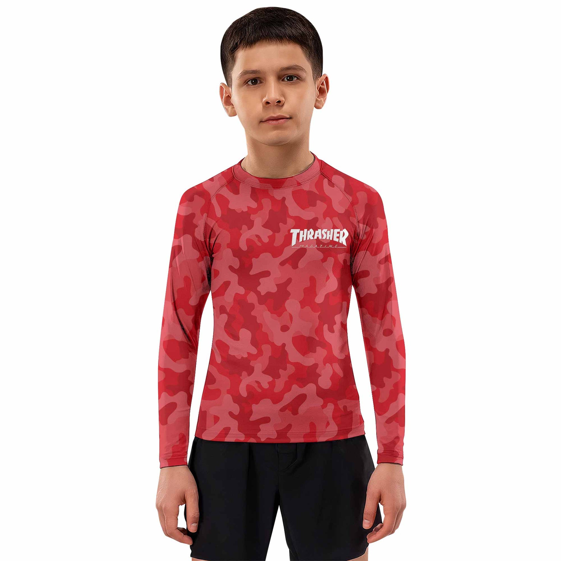 Thrasher Camo Kids Rash Guard