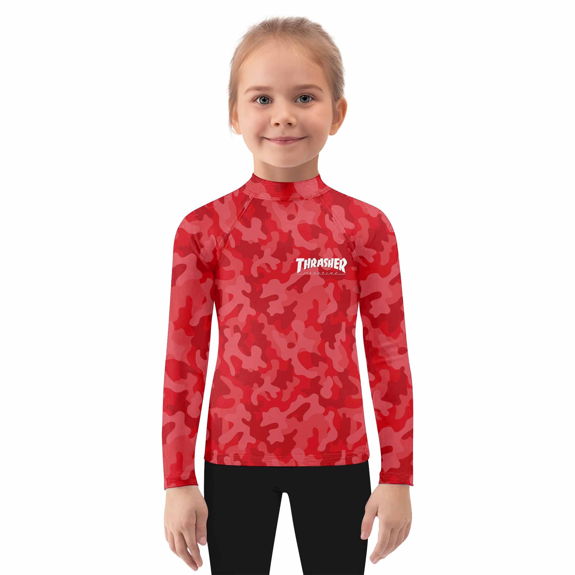 Thrasher Camo Kids Rash Guard