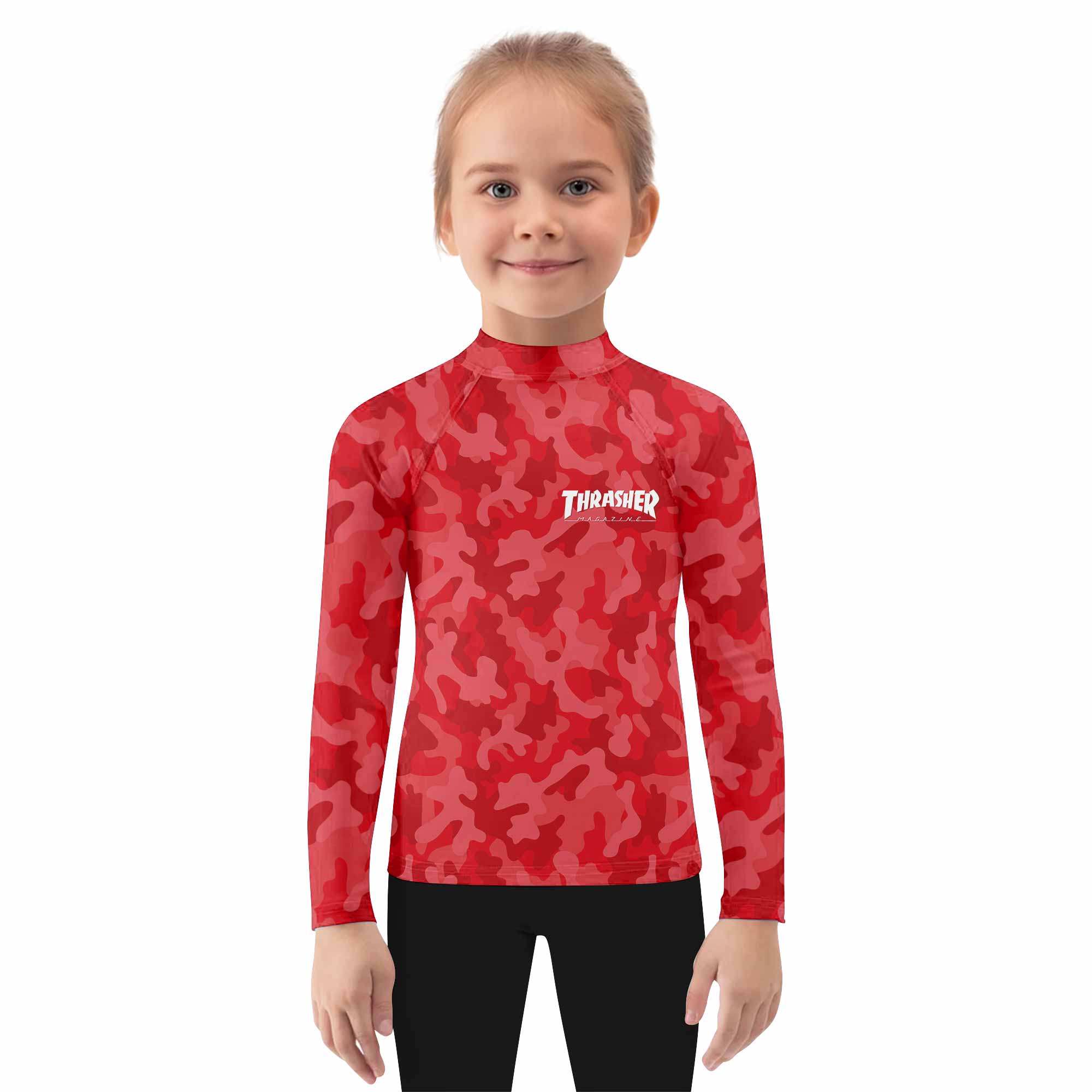 Thrasher Camo Kids Rash Guard
