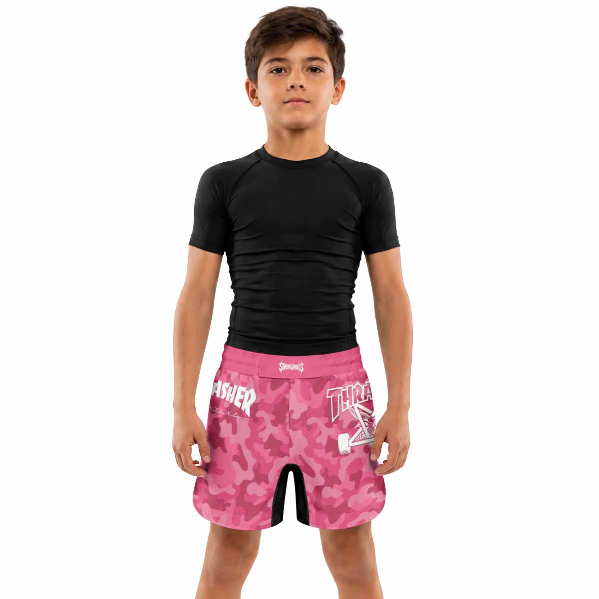 Thrasher Camo Kids Grappling Shorts