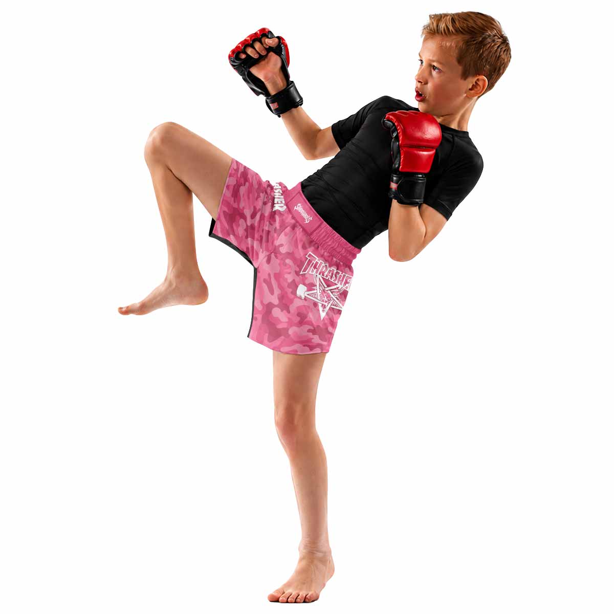 Thrasher Camo Kids Grappling Shorts