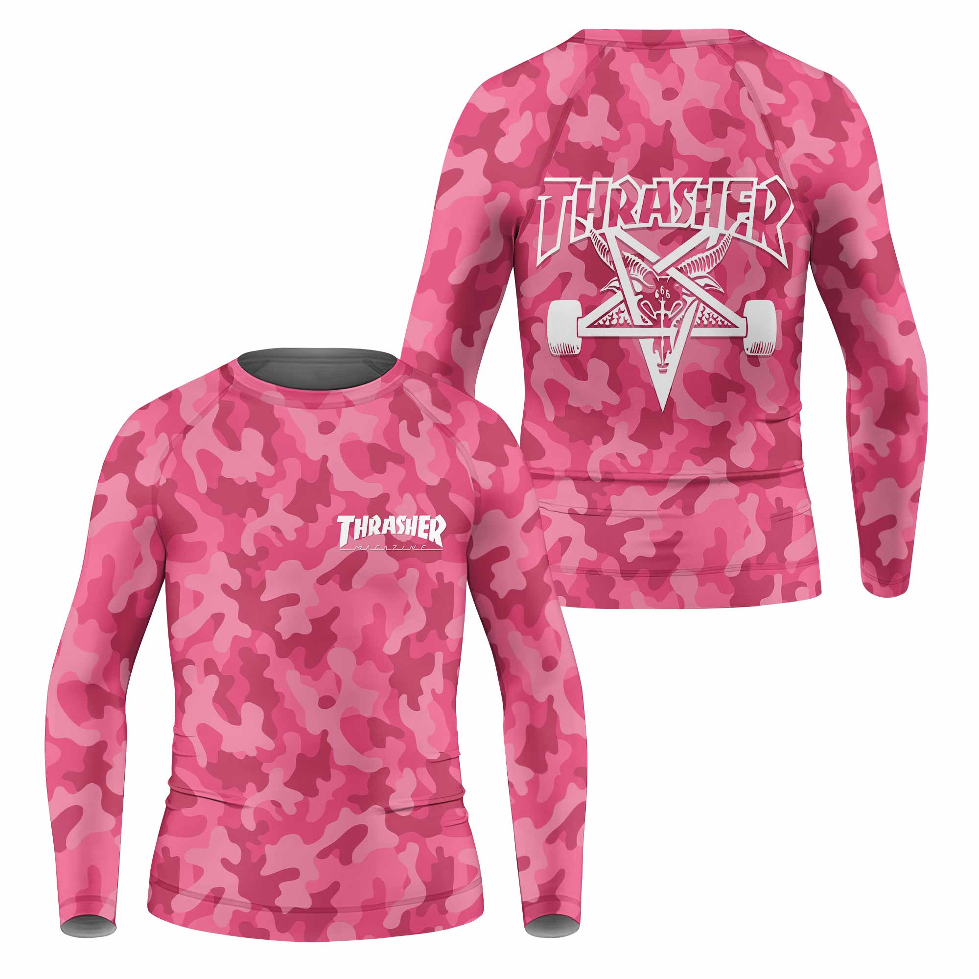 Thrasher Camo Kids Rash Guard
