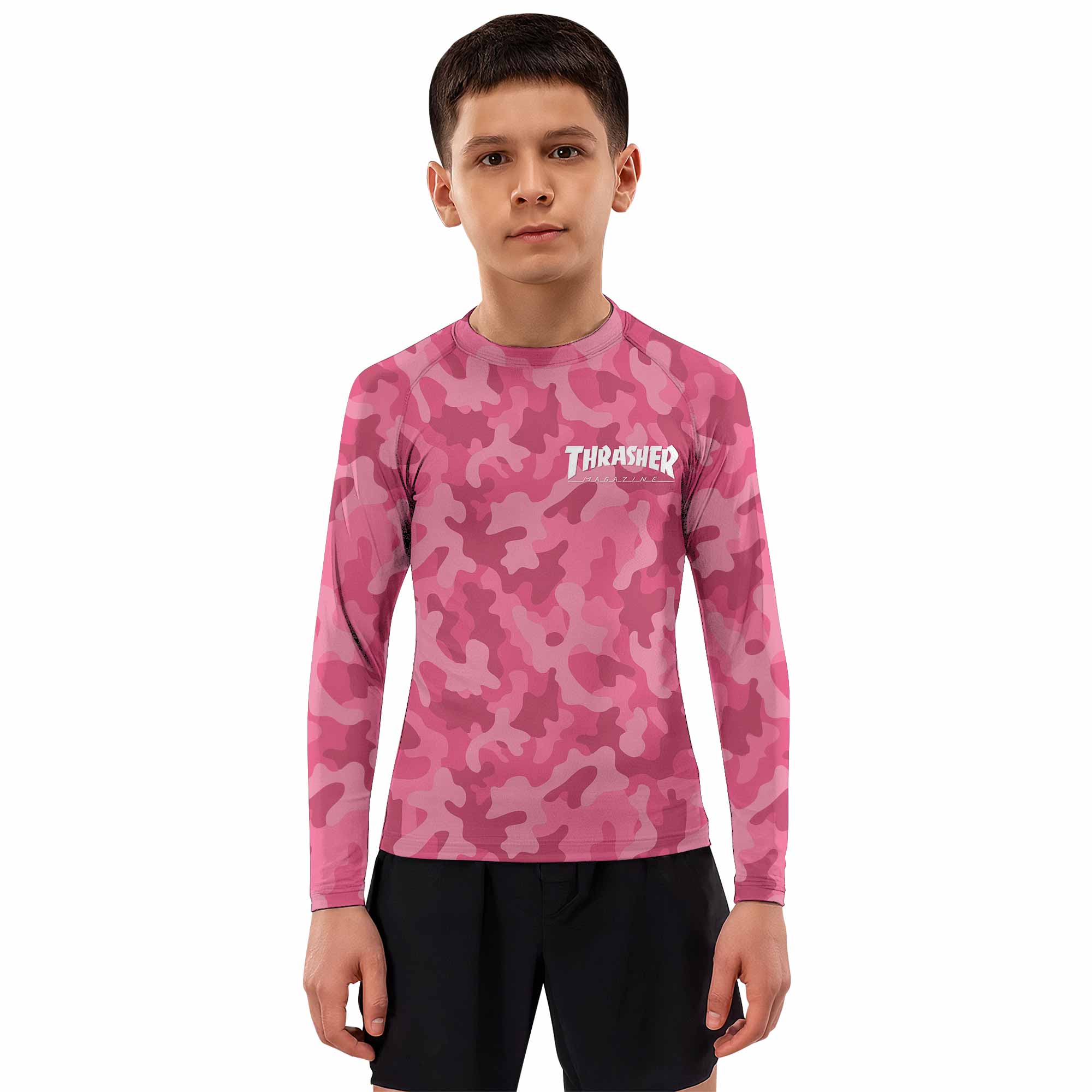 Thrasher Camo Kids Rash Guard
