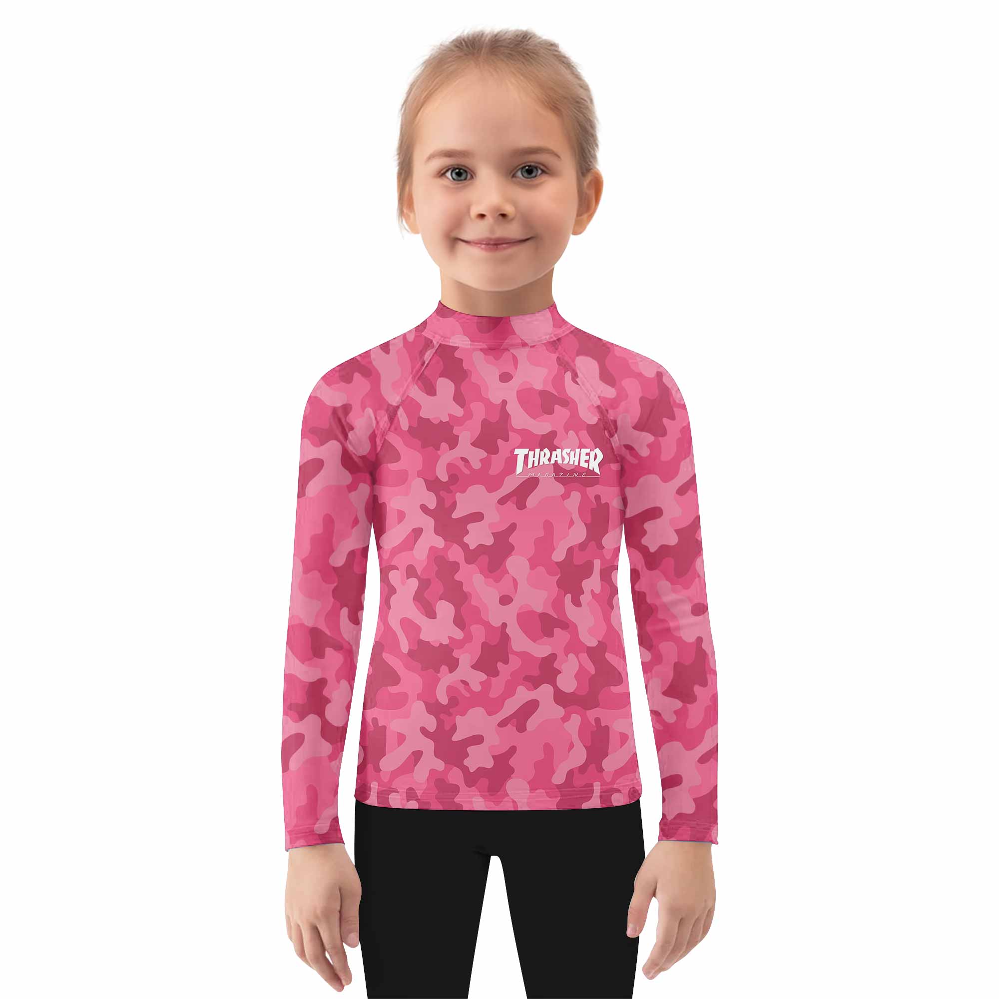 Thrasher Camo Kids Rash Guard