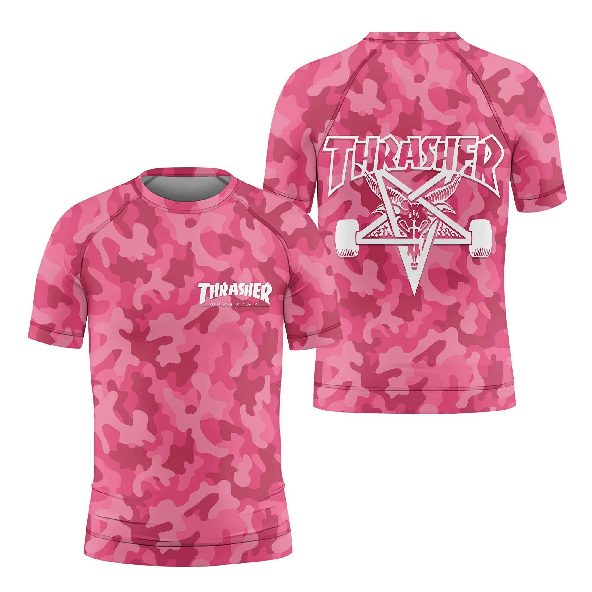 Thrasher Camo Kids Rash Guard
