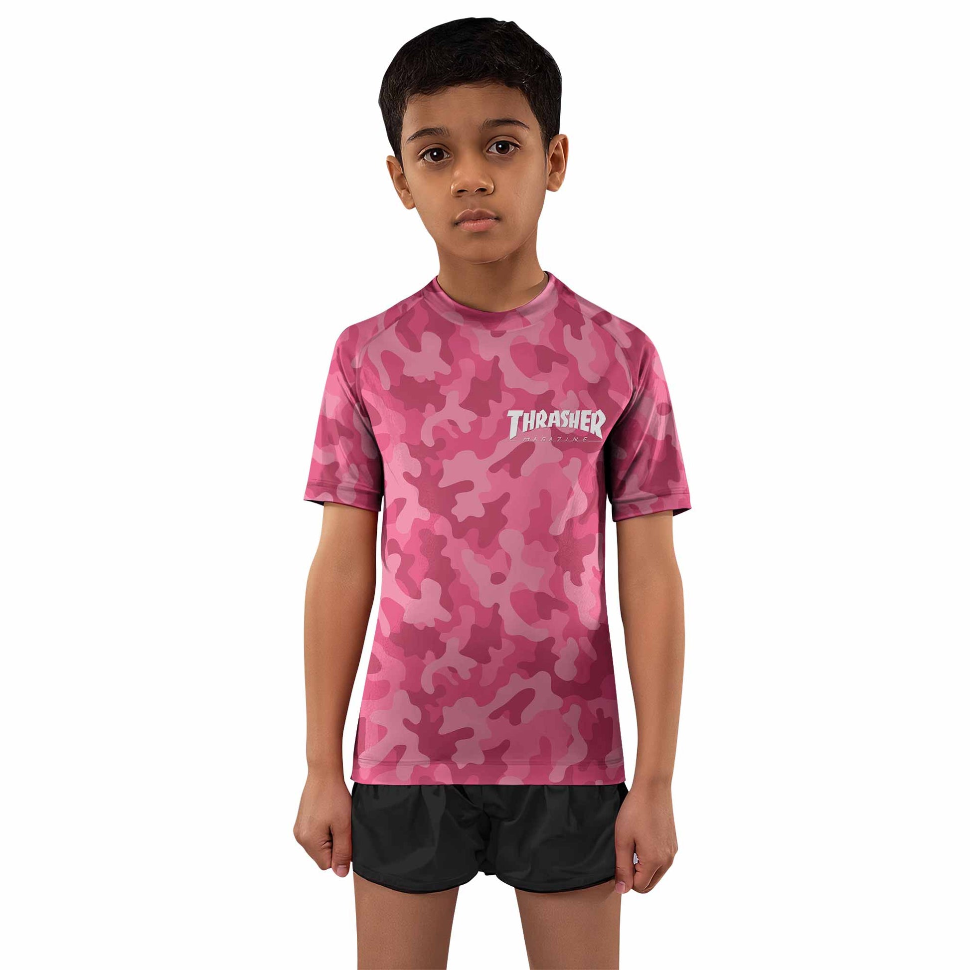 Thrasher Camo Kids Rash Guard